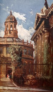 Il Teatro Sheldonian e gli edifici del vecchio Clarendon, 1903 da John Fulleylove
